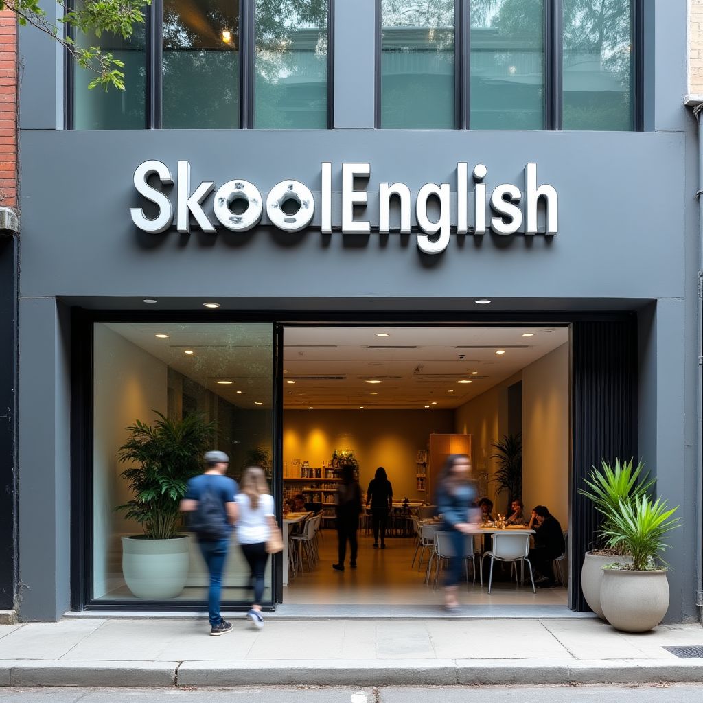 Fachada de la escuela SkoolEnglish en Cali