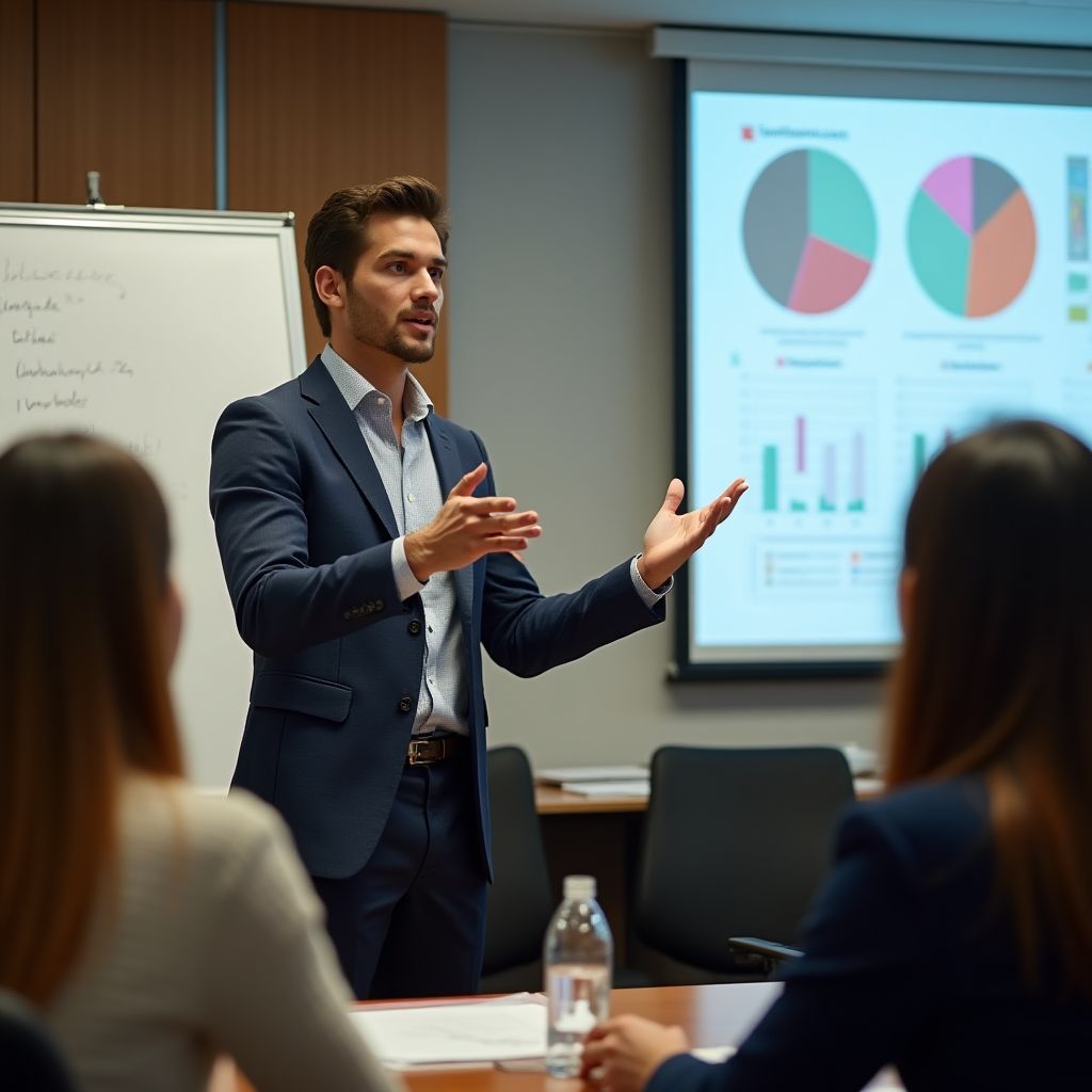 Empresario local que expandió su negocio internacionalmente